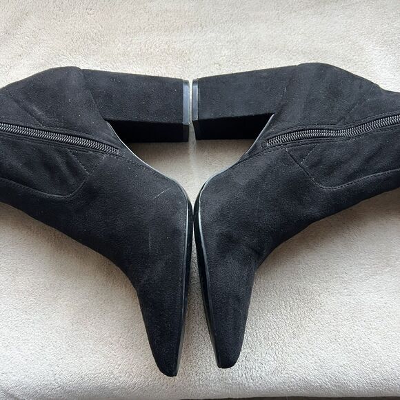 Steve Madden Rational Black Stretch Faux Suede Over The Knee Boots Women’s 7.5 M - Picture 7 of 16